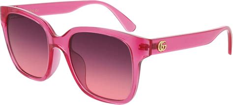 gucci sunglasses with pink arms|gucci pink clear glasses.